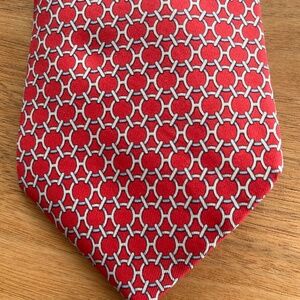 Hermès Silk Tie - Red